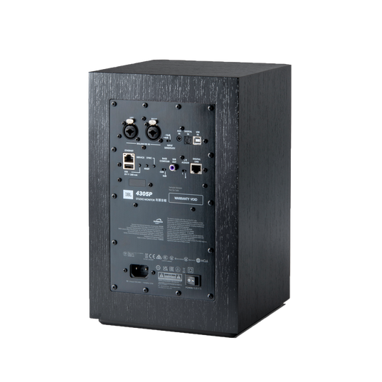 4305P Studio Monitor - Black - Powered Bookshelf Loudspeaker System - Back
